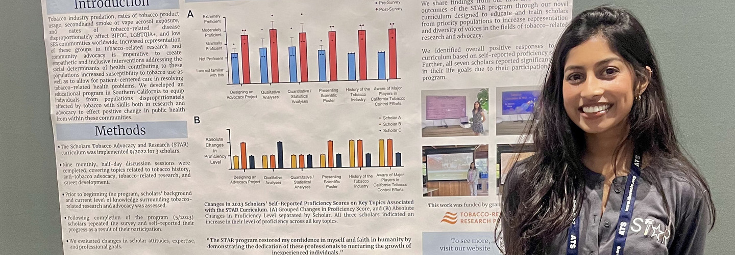 Program director presenting research on STAR Program at ATS