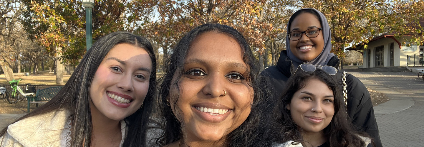 STAR Scholars exploring the waterfalls in Minneapolis